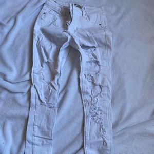Miss pap white ripped jeans